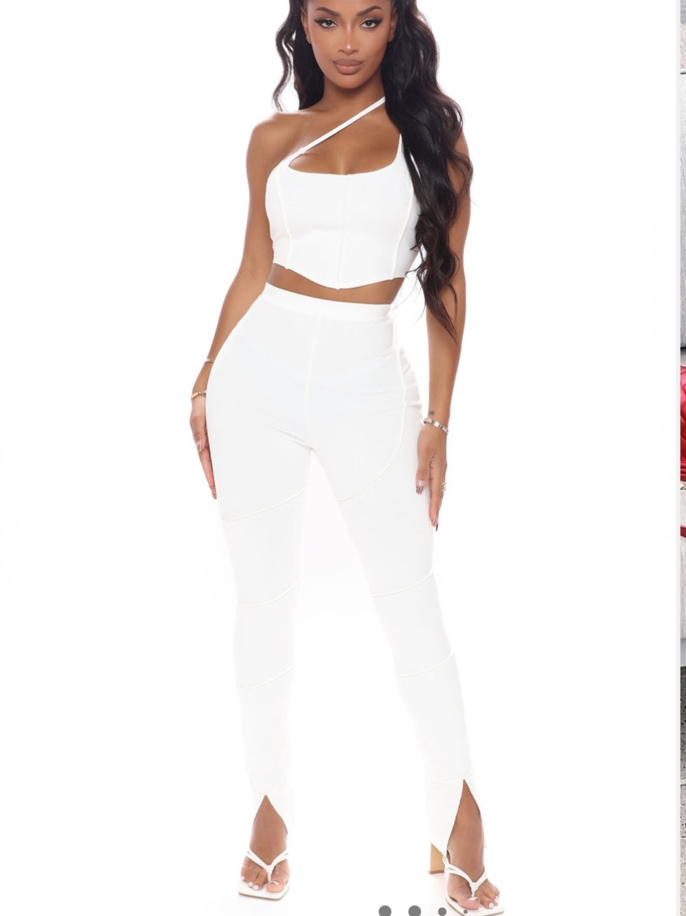 Fashion Nova Crop Top & Pant Set